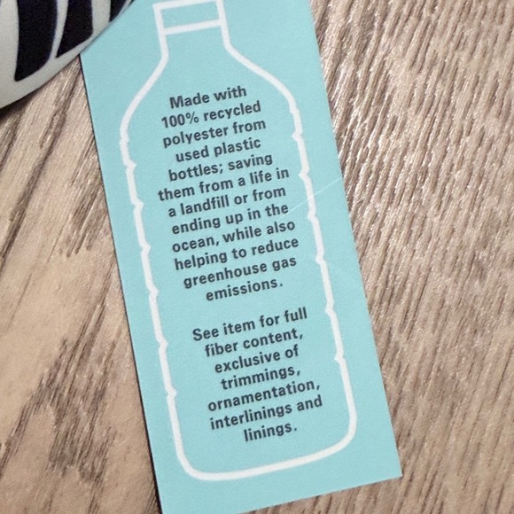 Sol Borne Plus 3X Halter Bikini Top Black White Floral Recycled Polyester NEW - Picture 2 of 4